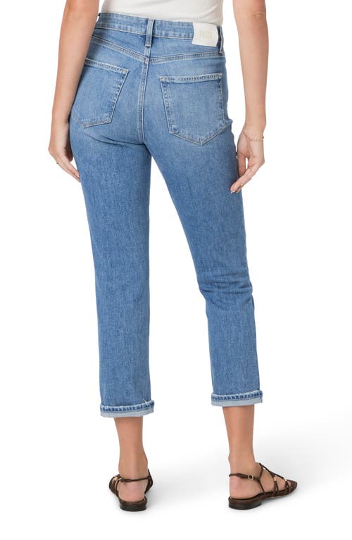 Shop Paige Brigitte Cuffed High Waist Crop Jeans In Viva