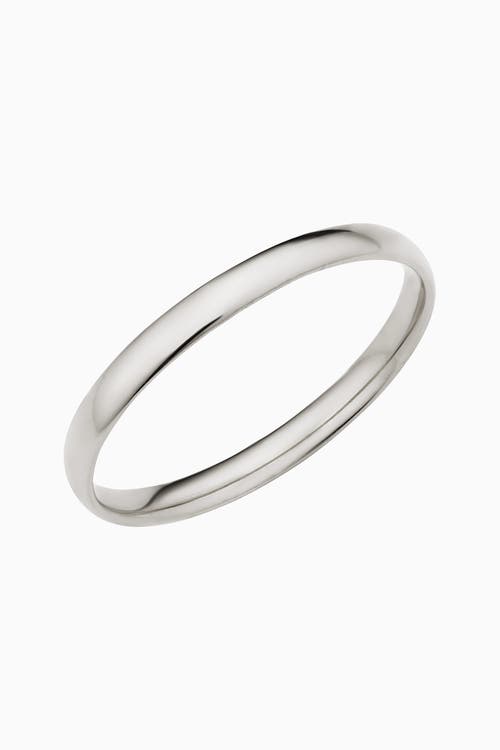 Shop Oradina 14k Gold Forever Band Stack Ring In White Gold