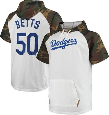 Youth Nike Mookie Betts Gray Los Angeles Dodgers Player Performance Name &  Number T-Shirt