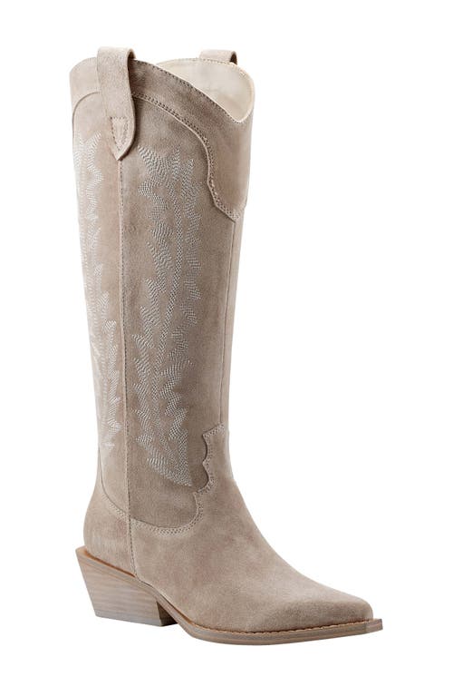 Roselle Western Boot in Light Brown