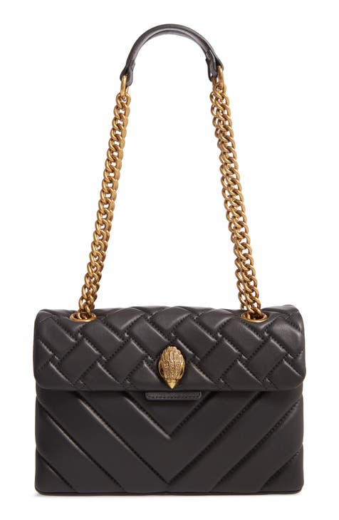 Kurt Geiger London Leather Mini Kensington Crossbody Black One Size:  Handbags