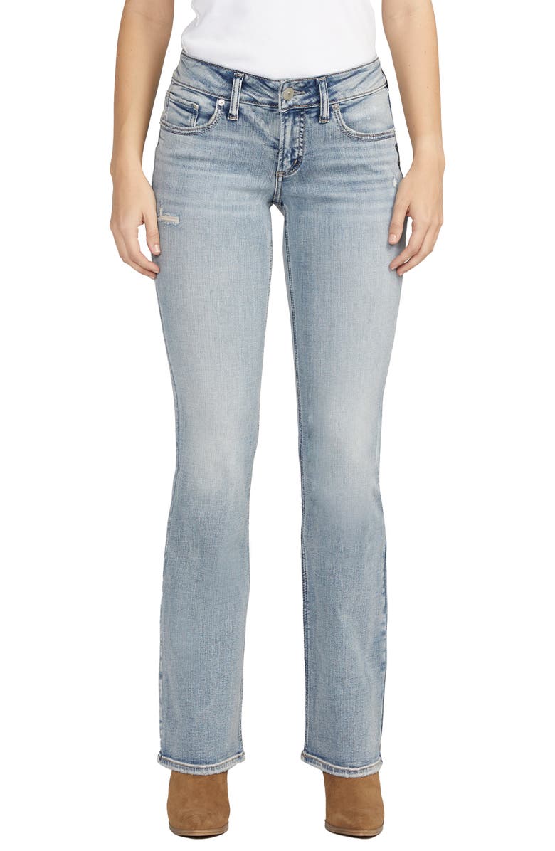 Silver Jeans Co. Britt Curvy Fit Low Rise Slim Bootcut Jeans | Nordstrom