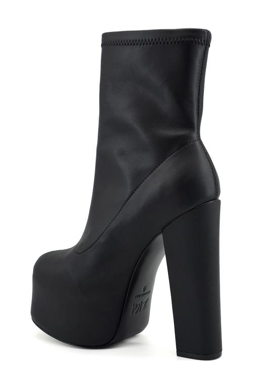 Shop Ziginy Nerea Platform Bootie In Black