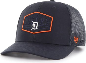 47 Brand Navy Detroit Tigers Drifter Trucker Adjustable Hat in Blue for Men