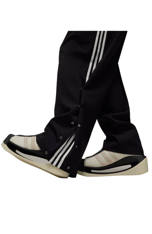 Shop Y-3 Sport Uniform 3-stripes Recycled Polyester Twill Pants In Black