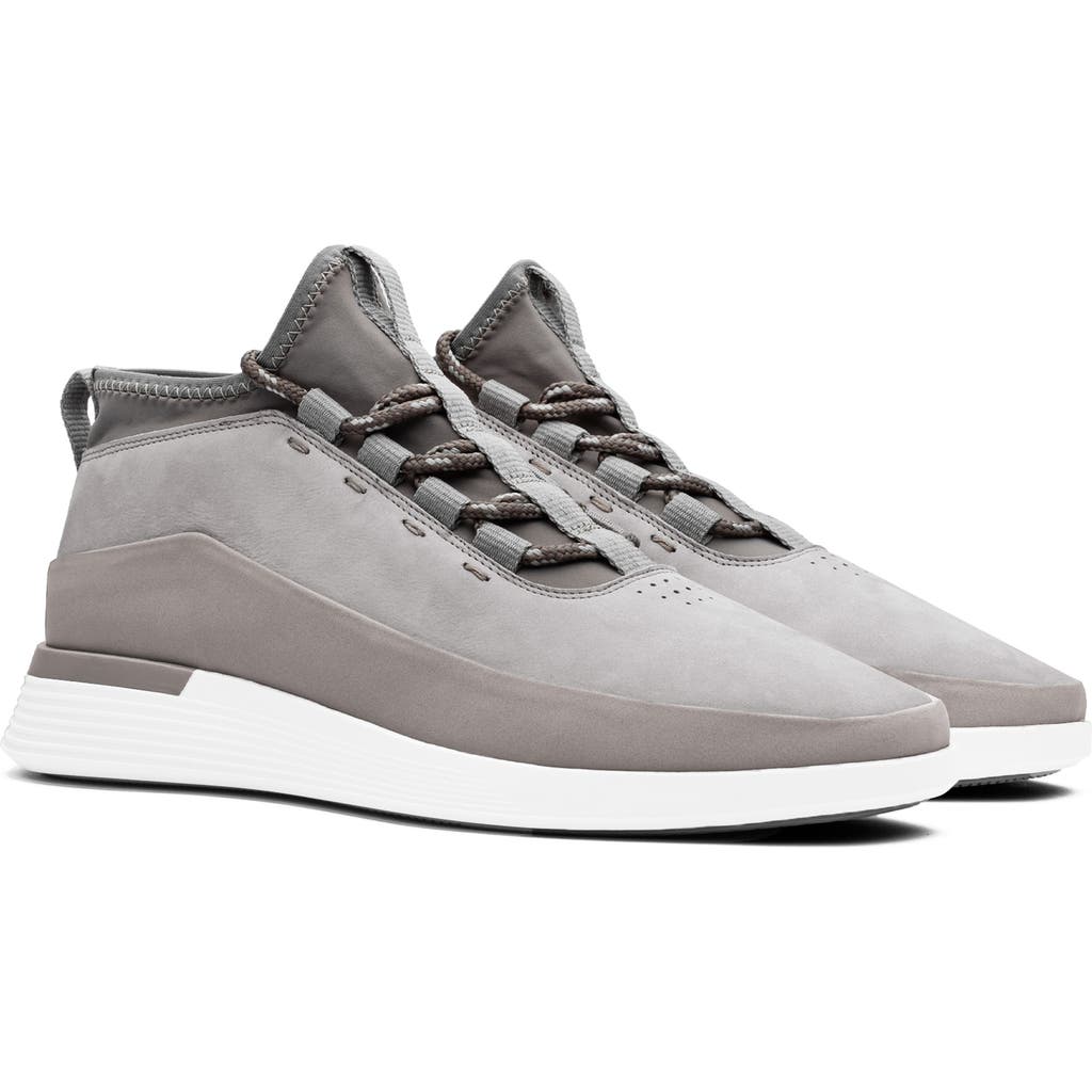 Wolf & Shepherd Crossover™ Mid Sneaker In Mocha/white