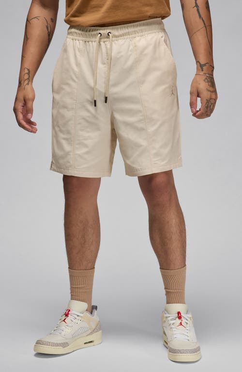 Woven Drawstring Shorts in Legend Light Brown