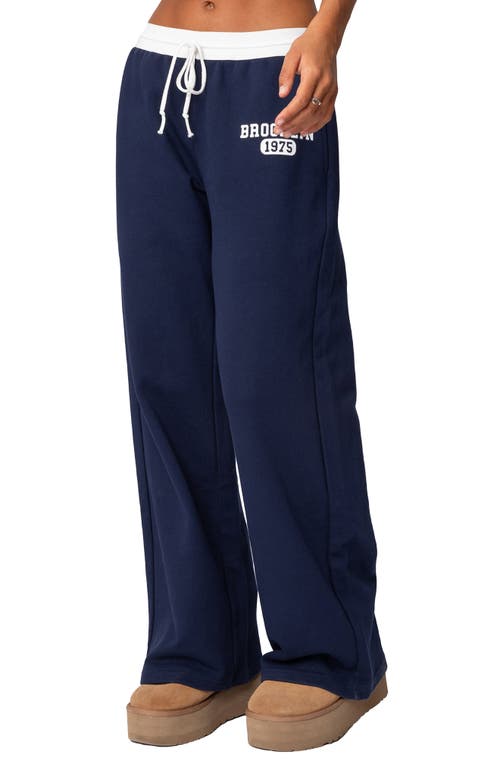 EDIKTED EDIKTED BROOKIE COTTON GRAPHIC SWEATPANTS