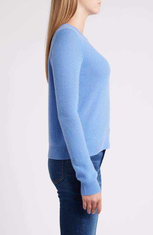 Shop Caslonr Caslon(r) Cashmere Crewneck Sweater In Blue Azurine