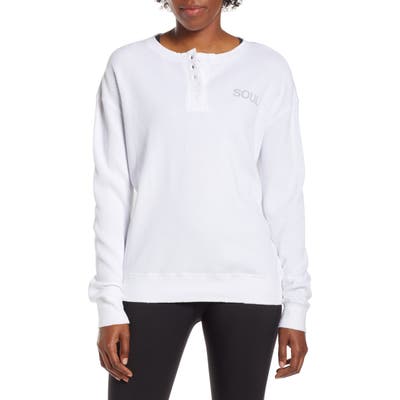 Soul By Soulcycle Thermal Shirt, White