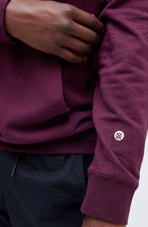 Shop Stance Shelter Hoodie In Port Wine