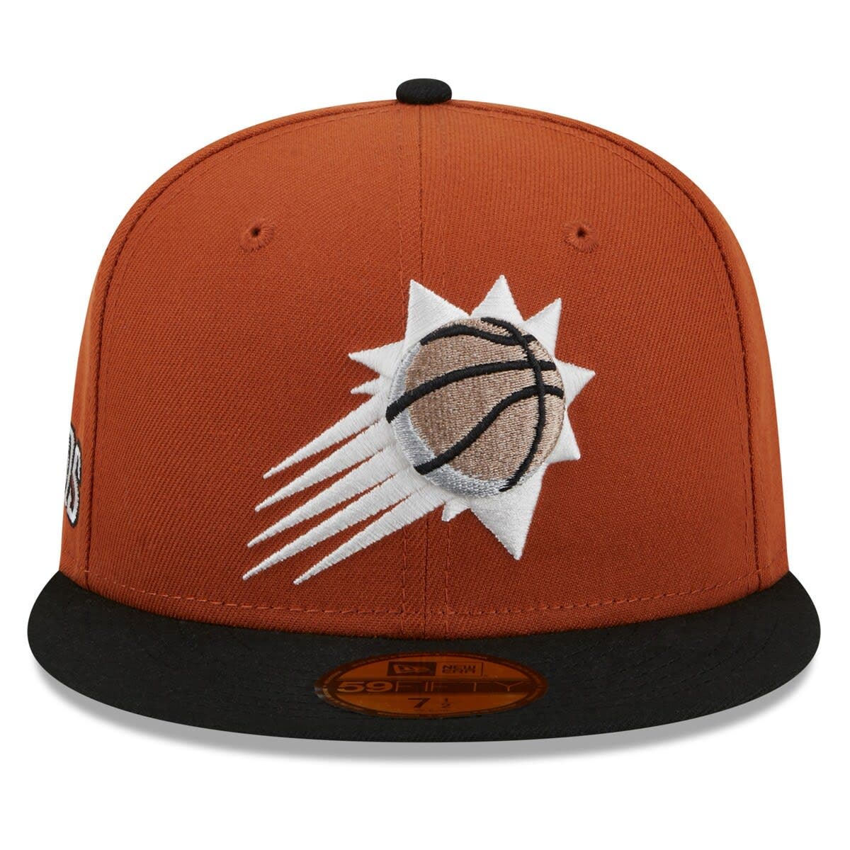 New Era Men's New Era Rust/Black Phoenix Suns Two-Tone 59FIFTY Fitted ...