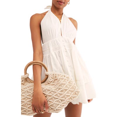 Free People Sail Away Minidress, White