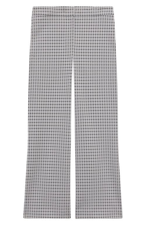 Shop Theory Houndstooth Crop Pants In Cinder Multi