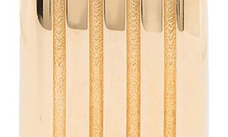 Ivi Los Angeles Signore Oval Hoop Earrings In Yellow Gold