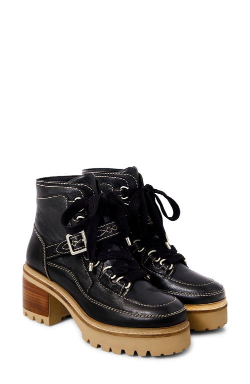 Shop Free People Jasper Lug Sole Hiking Boot In Black