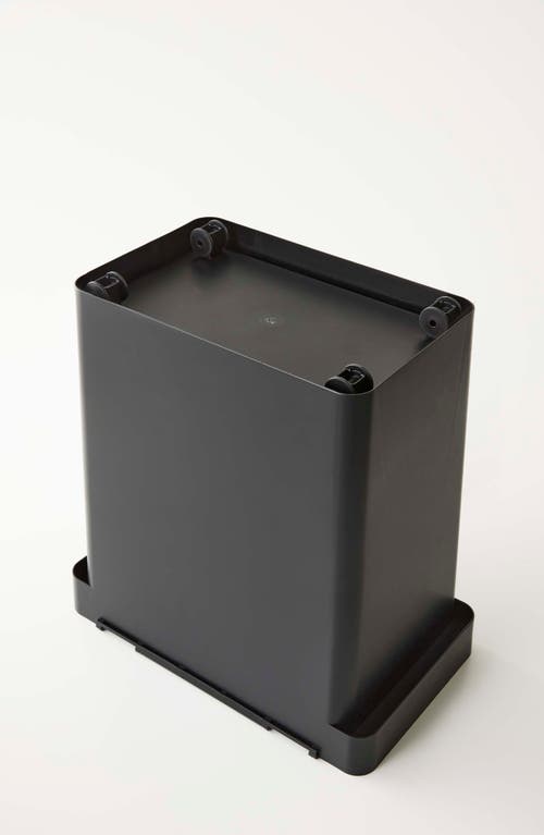 Yamazaki Extra-large Airtight Pet Rolling Food Storage Container In Black