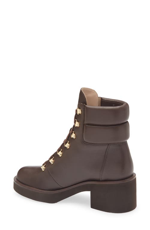 Stuart Weitzman Sussex Hiker Boot In Walnut Tonal
