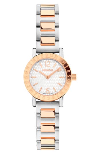 Missoni Estate Two-tone Bracelet Watch, 27mm In Gold