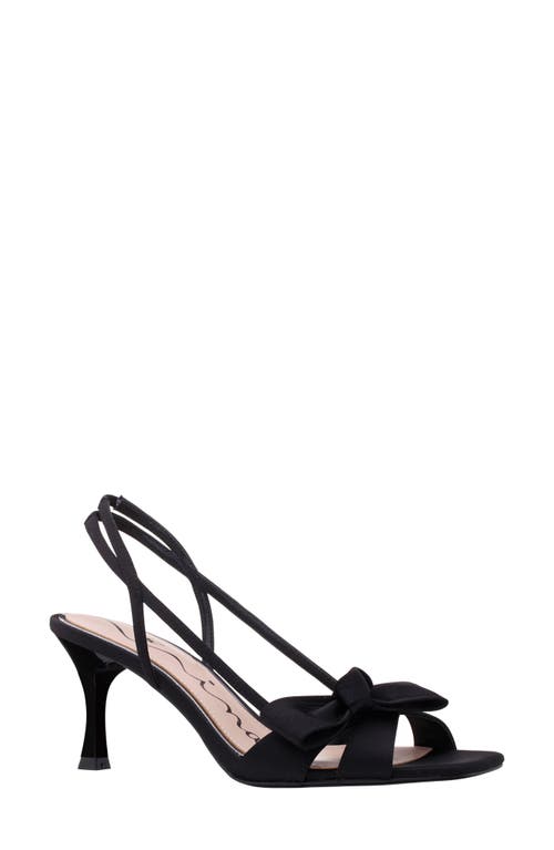 Nina Lizette Slingback Sandal In Black