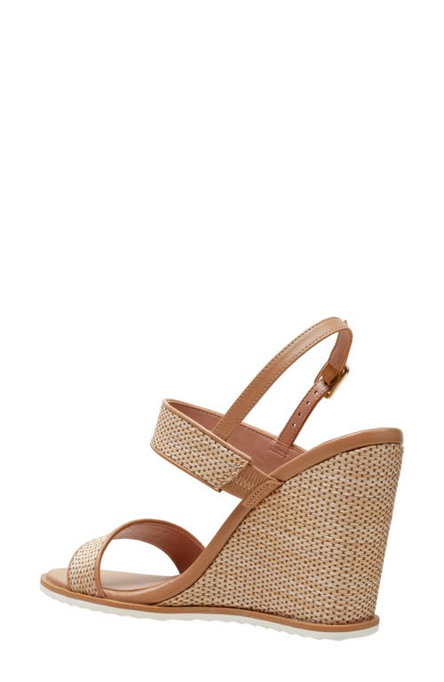 Shop Linea Paolo Edith Wedge Sandal In Tan/desert