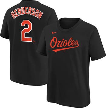 Nike Youth Nike Gunnar Henderson Black Baltimore Orioles Name