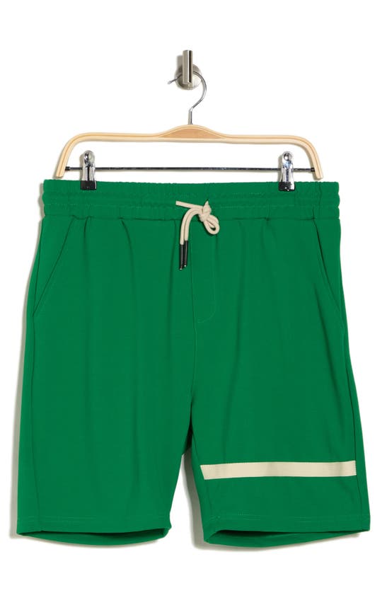 American Stitch Piqué Knit Drawstring Shorts In Green