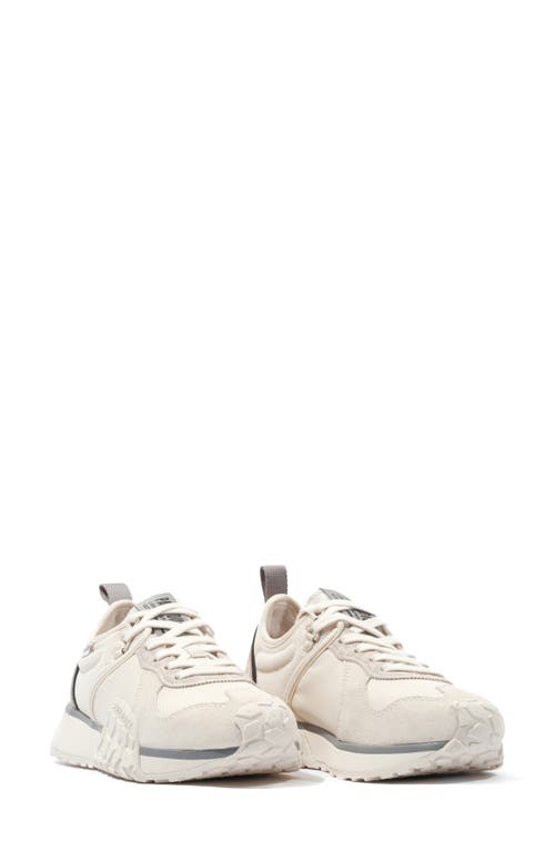 Palladium Trooprunner Sneaker In White Cap Gray