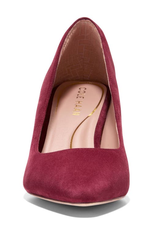 Shop Cole Haan Cassandra Pointed Toe Pump In Cherry Black