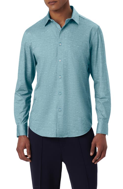 Bugatchi James OoohCotton Mélange Print Button-Up Shirt at Nordstrom,