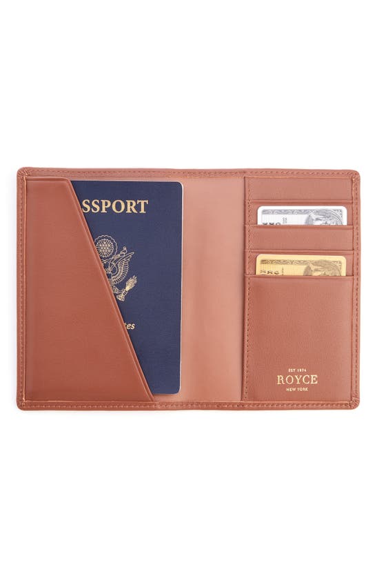 ROYCE NEW YORK ROYCE NEW YORK PERSONALIZED RFID LEATHER CARD CASE