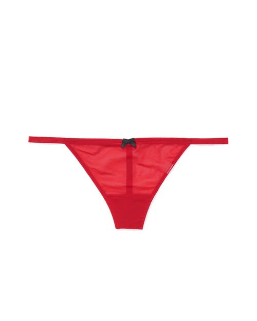 Shop Adore Me Corina G-string Panties In Dark Red