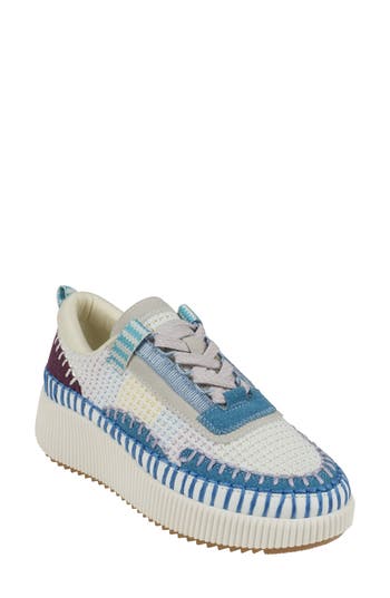 Good Choice New York Ceci Knit Sneaker In Blue
