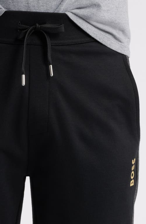 Hugo Boss Boss Tracksuit Lounge Joggers In Black