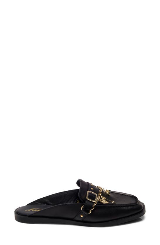 Free People Mystic Treasures Mule In Black
