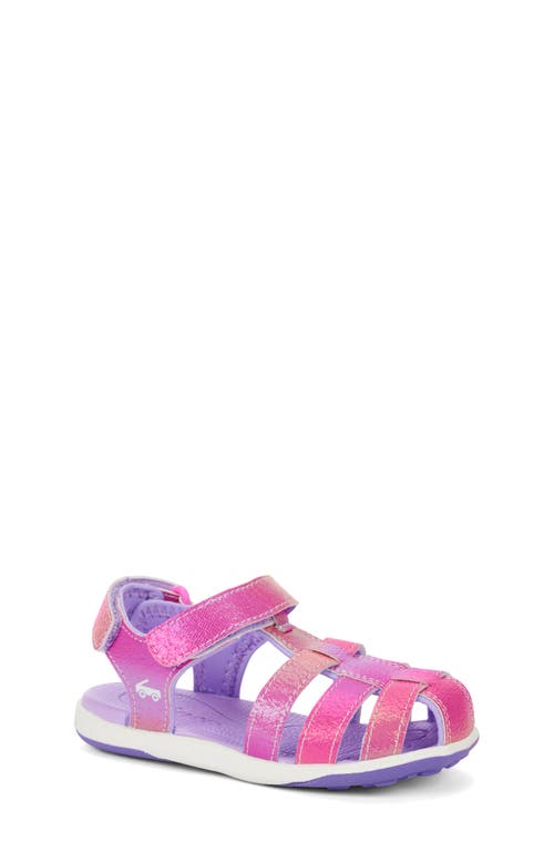 See Kai Run Kids' Paley Ii Water Friendly Sandal In Hot Pink/purple