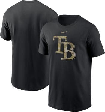 Nike Men's Nike Black Tampa Bay Rays Camo Logo Team T-Shirt | Nordstrom