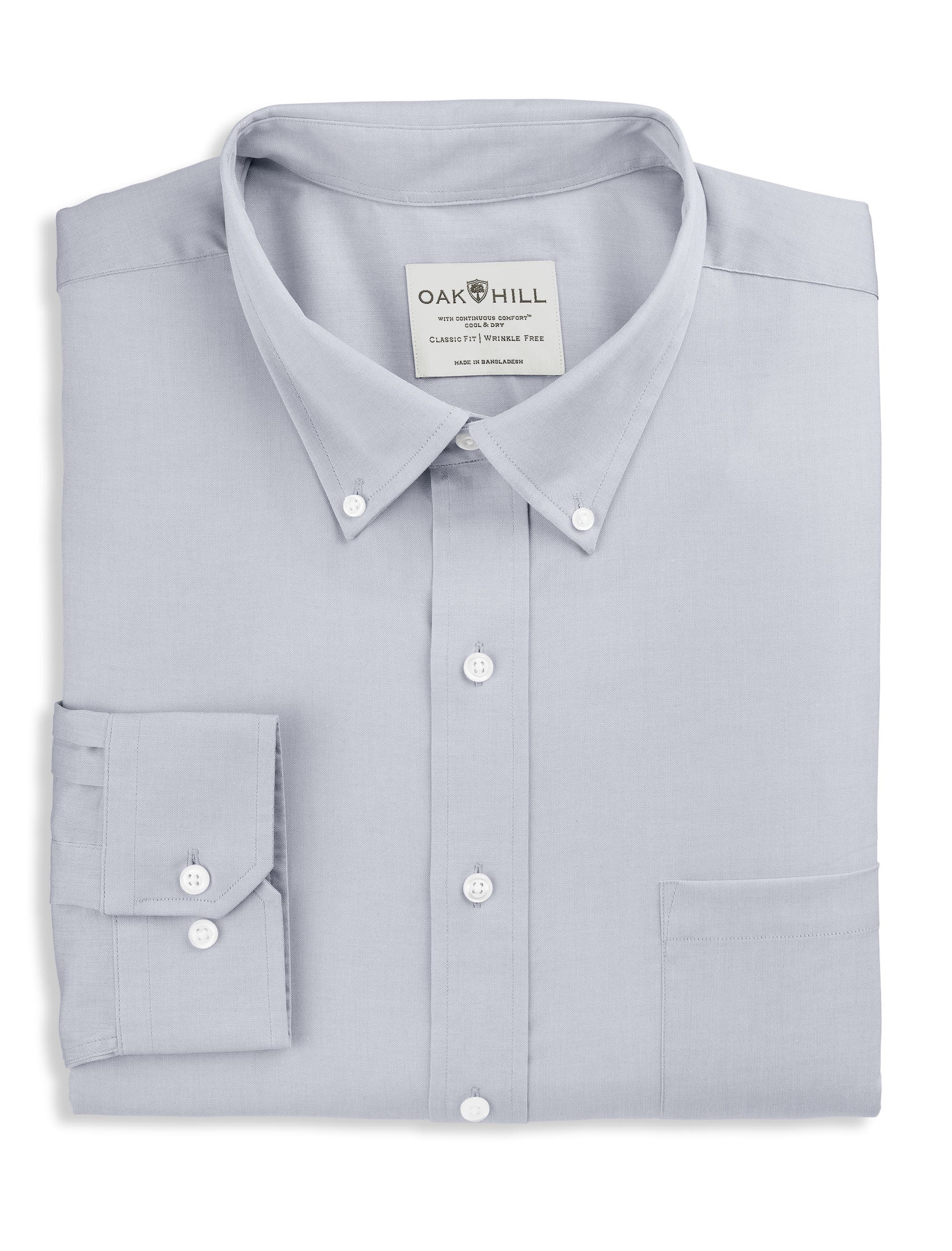 Oak Hill by DXL Pinpoint Oxford Dress Shirt | Nordstrom