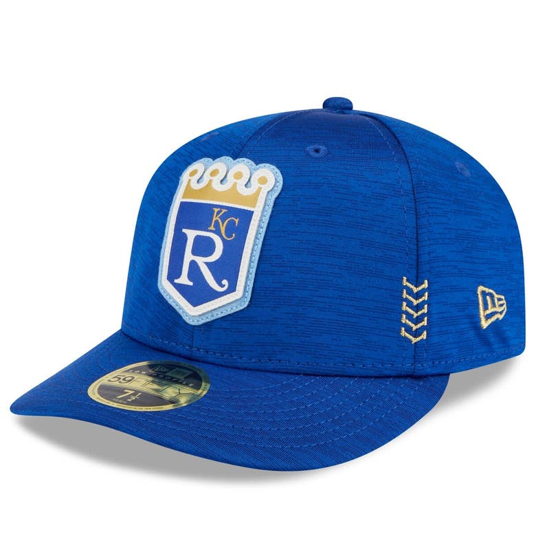 Shop New Era Royal Kansas City Royals 2024 Clubhouse Low Profile 59fifty Fitted Hat