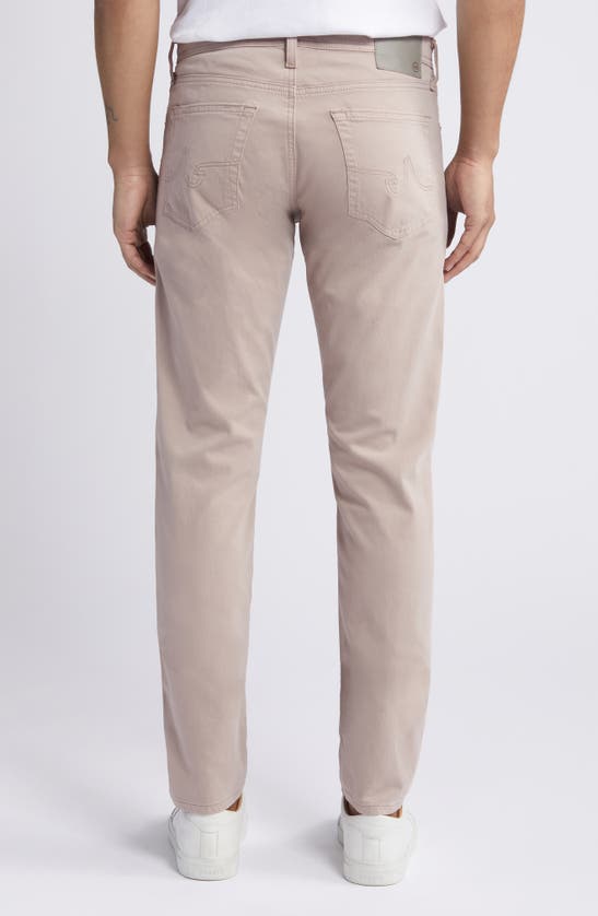 Shop Ag Tellis Sud Modern Slim Fit Stretch Twill Pants In Sparrow Brown
