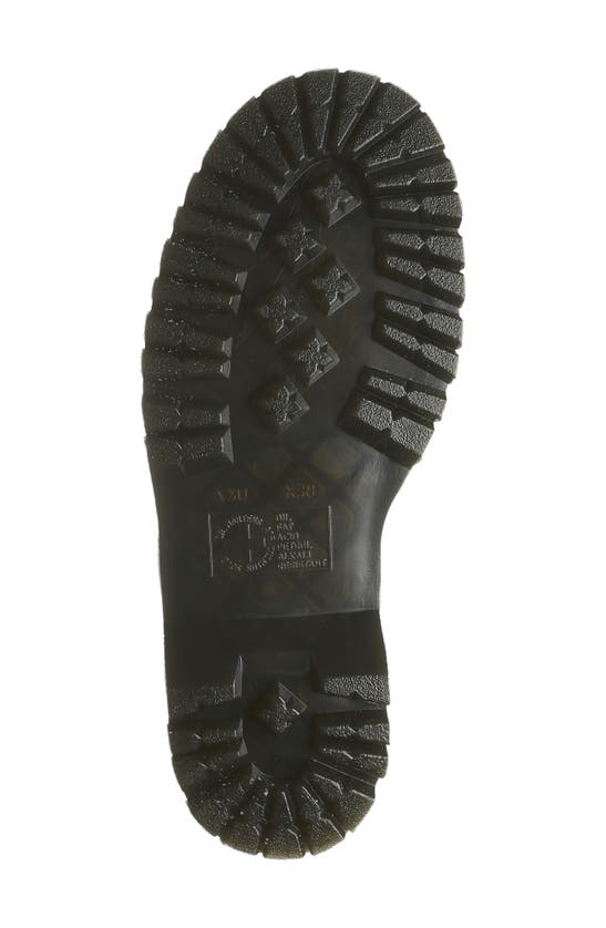 Dr. Martens Jadon Ii Platform Leather Boots In Deep Blue/black