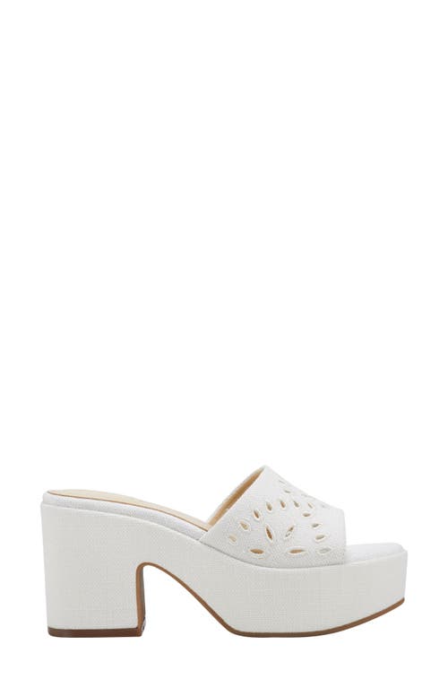 Shop Marc Fisher Ltd Foreva Platform Sandal In Cream