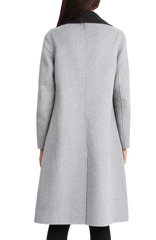 Shop Belle & Bloom Belle And Bloom Lex Two-tone Wool Blend Coat In Grey