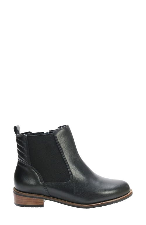 David Tate Luxe Waterproof Bootie In Black Calf/suede