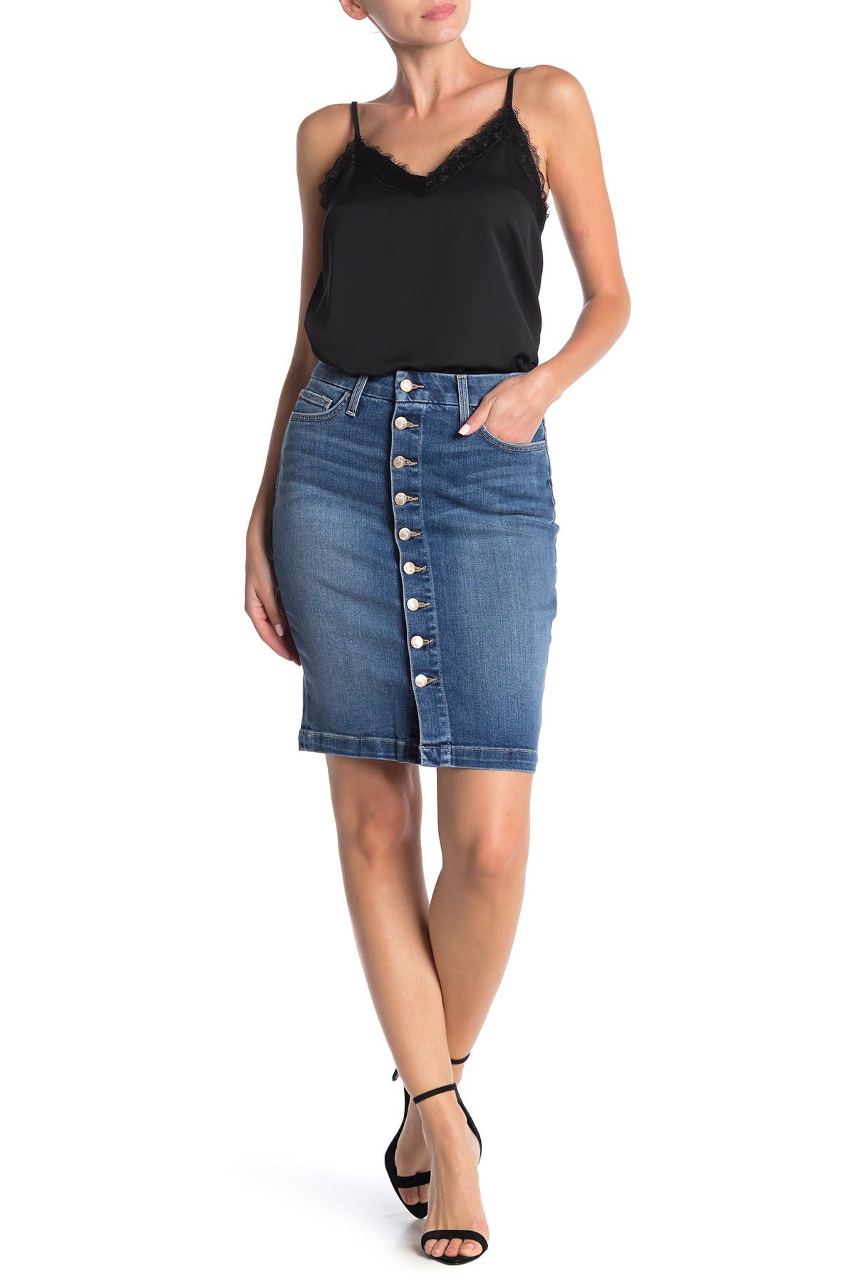 joe's jeans denim pencil skirt