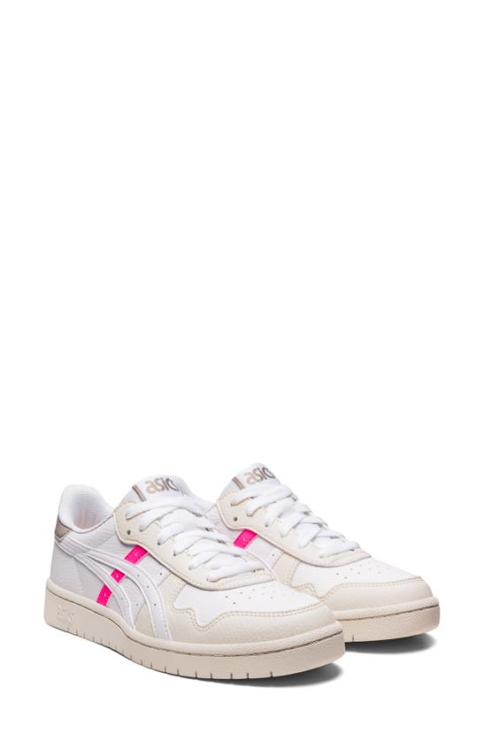 Asics Japan S Sneaker In White/ Hot Pink