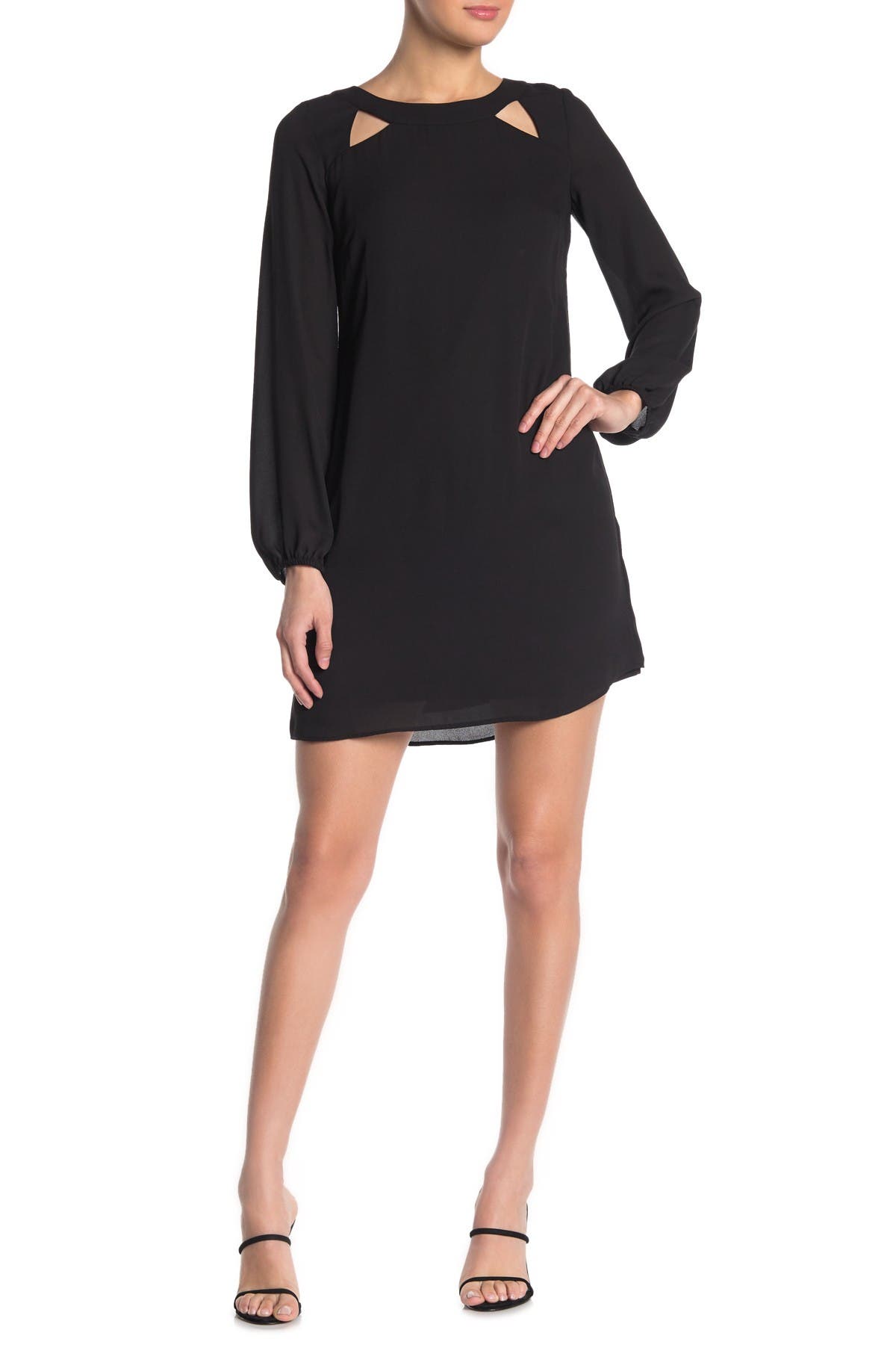 black dress nordstrom rack