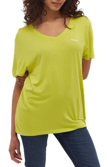 Bench . Paignton V-neck T-shirt In Cyber Lime