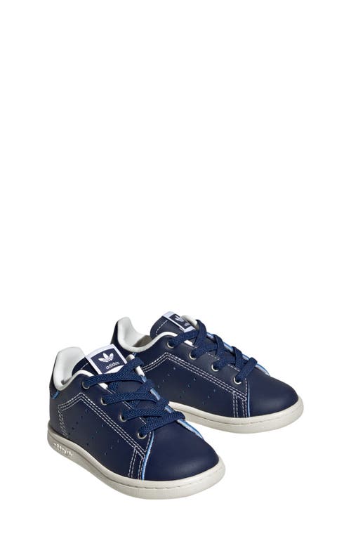 adidas Kids' Stan Smith Sneaker in Dark Blue/White/Dark Blue at Nordstrom, Size 9.5 M