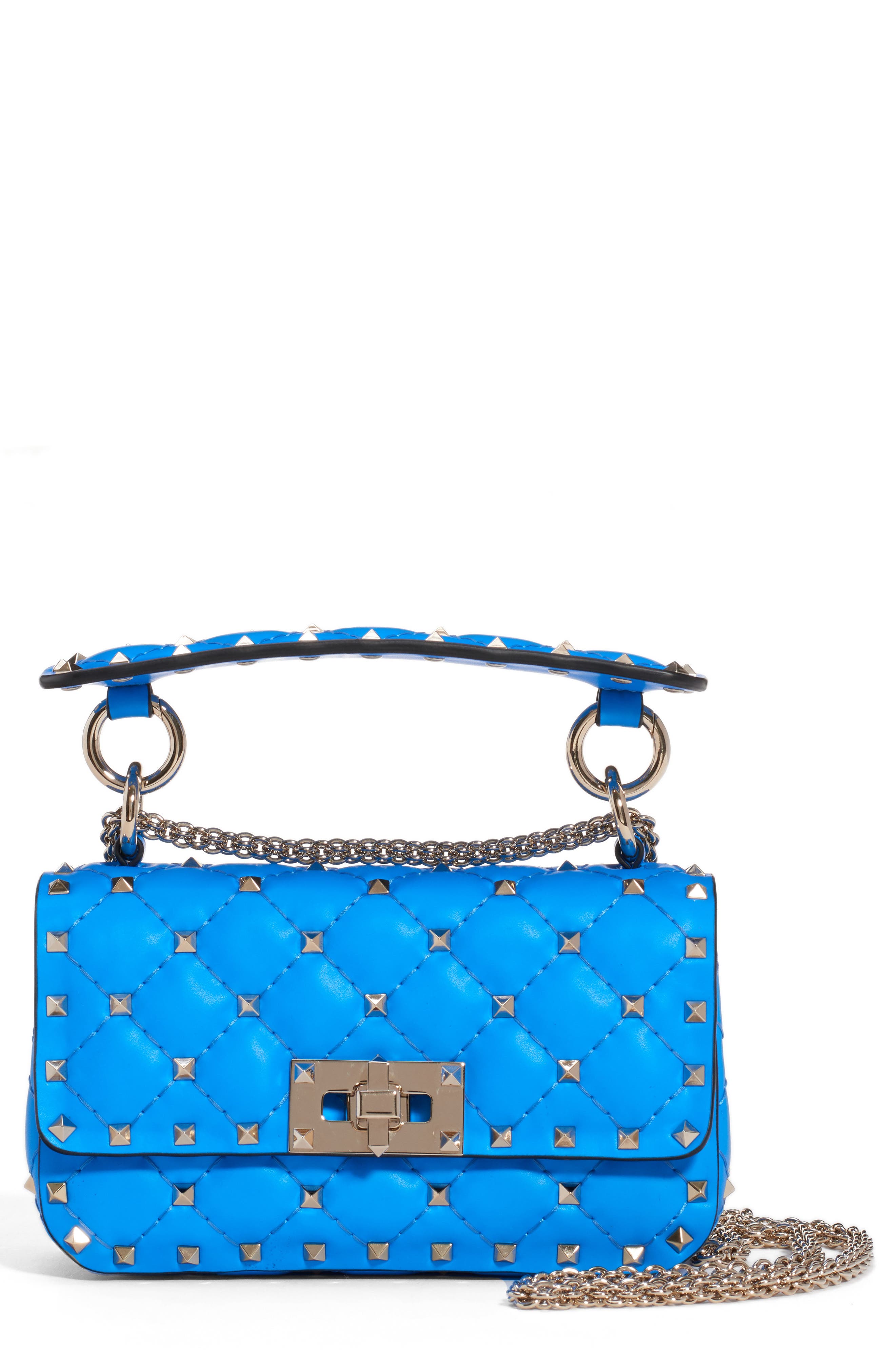neon blue bag
